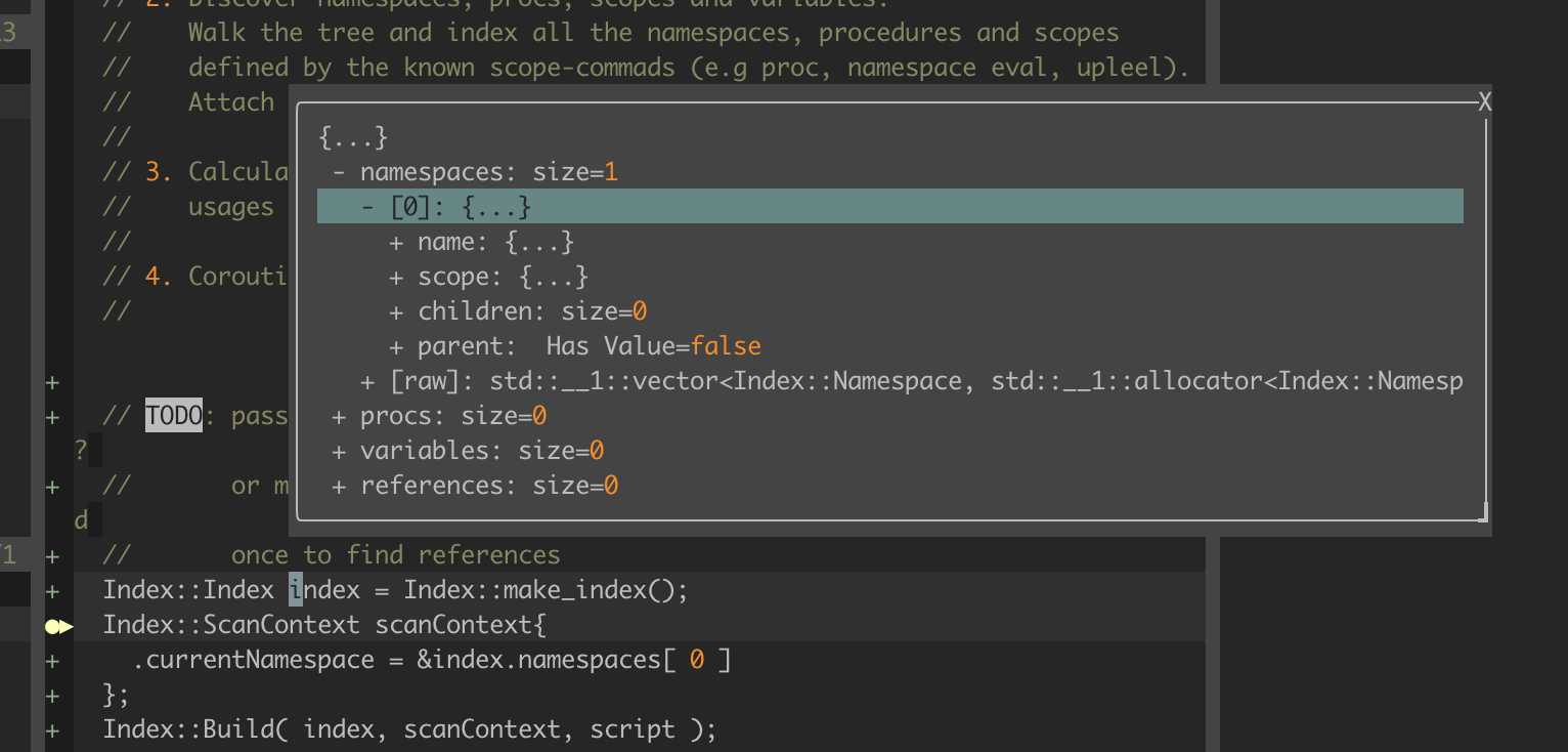 variable eval hover